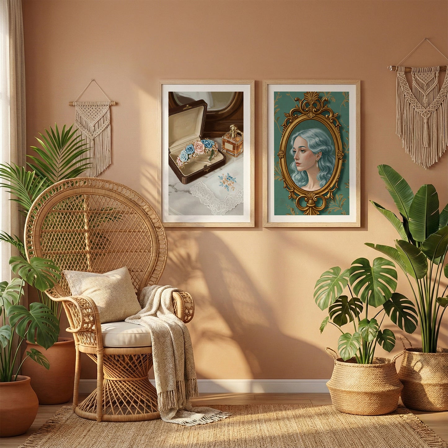 Vintage Elegance Wall Art Set