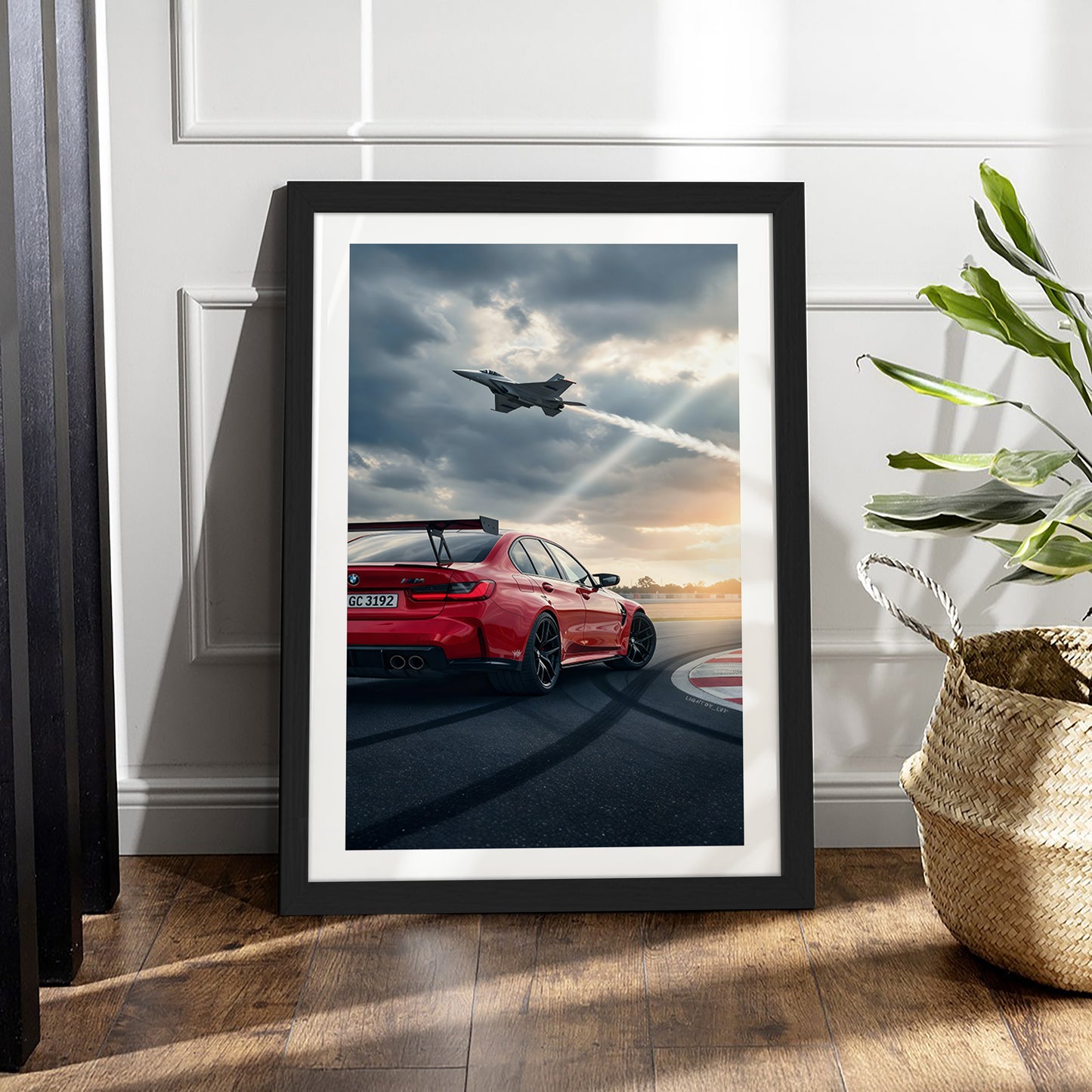 BMW M3 Jet Run Wall Frame
