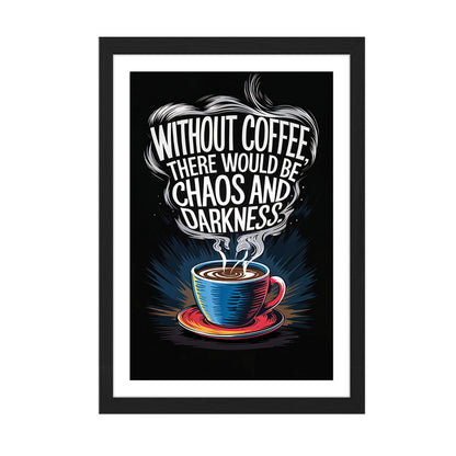 Powered by Coffee Wall Frame