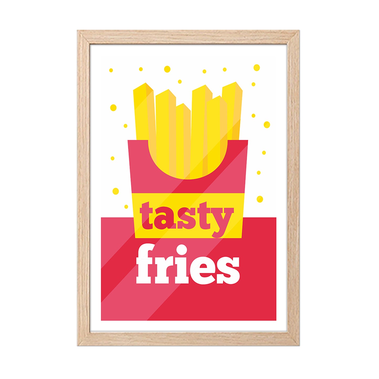 Tasty Fries Wall Frame