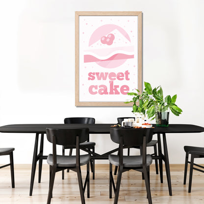 Pink Cake Wall Frame
