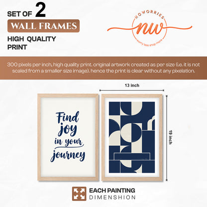 Find Joy in Your Journey Wall Art Set of 2
