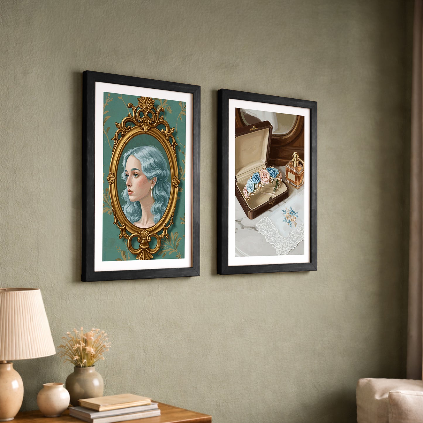 Vintage Elegance Wall Art Set