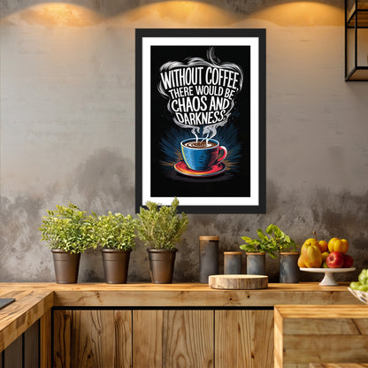 Powered by Coffee Wall Frame