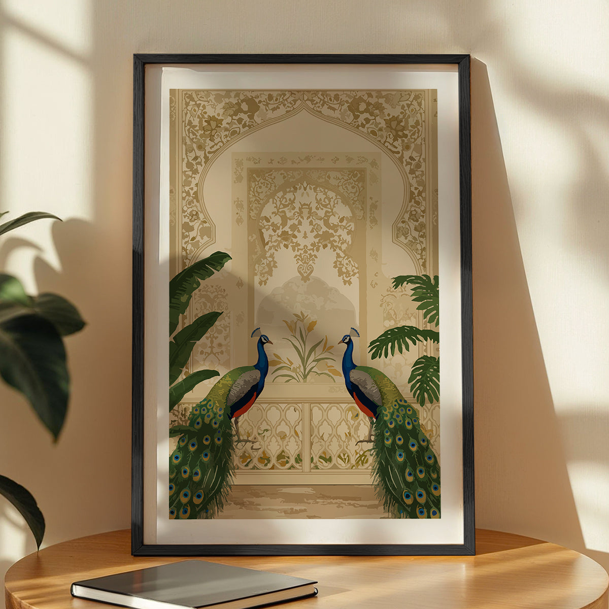 Twin Peacock Heritage Art