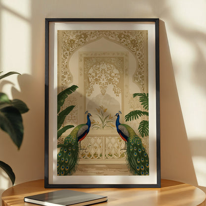 Twin Peacock Heritage Art