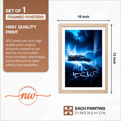 Thunder Drift Car Wall Frame