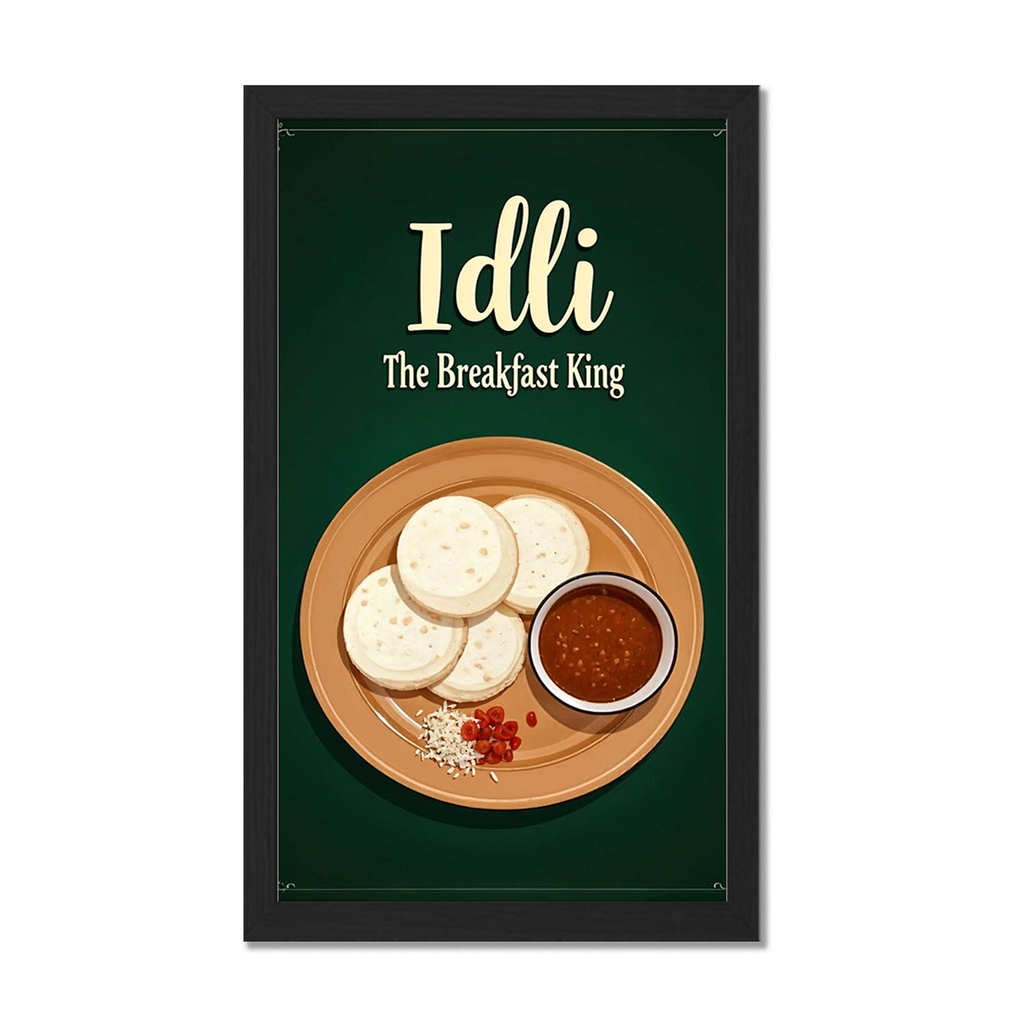 Idli Mornings Wall Frame