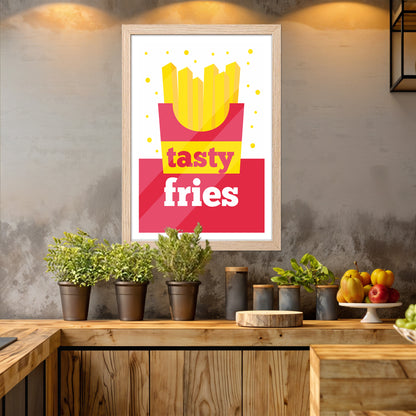 Tasty Fries Wall Frame