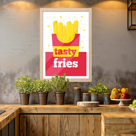 Tasty Fries Wall Frame