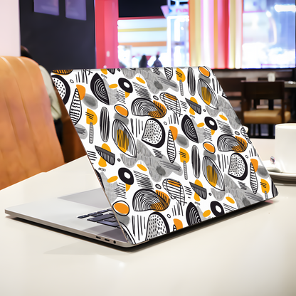 Modern Abstract Shapes Laptop Skin