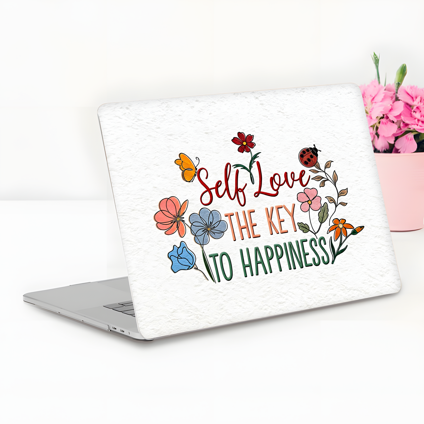 Self Love Floral Laptop Skin