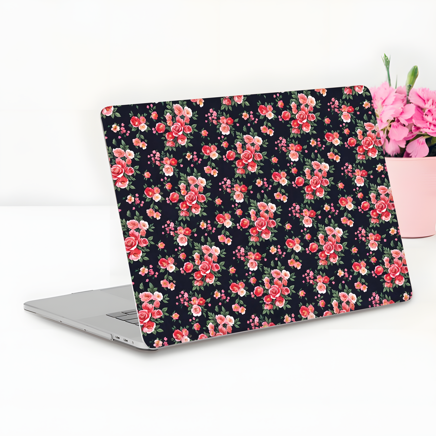 Midnight Rose Pattern Laptop Skin