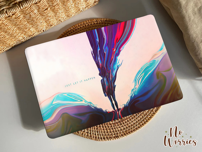 Flow State Minimal Art Laptop Skin
