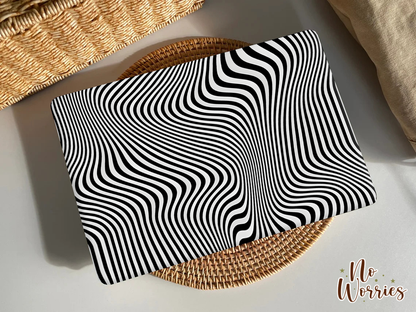 Optical Wave Pattern Laptop Skin