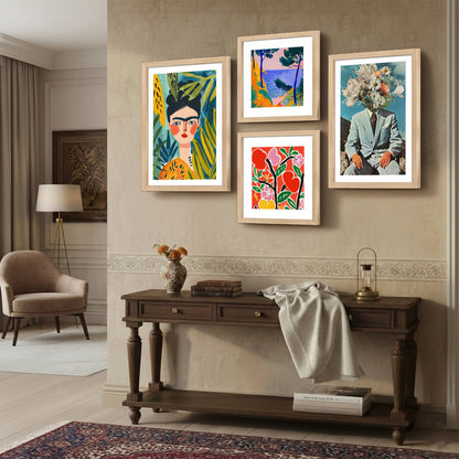 Modern Expression Wall Set of 4