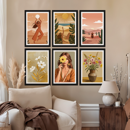 Bohemian Desert Art Gallery Wall Set