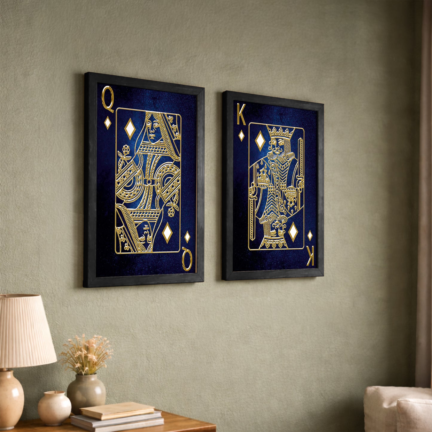 Royal Playing Cards Wall Art Set