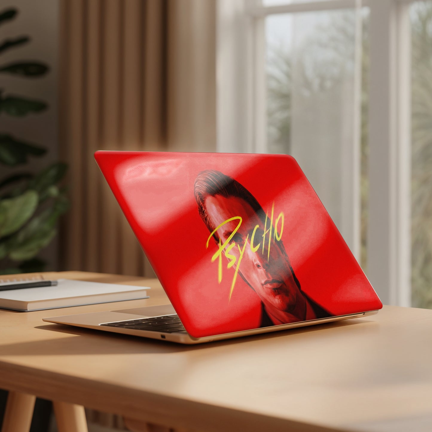 Patrick Bateman Cult Classic Film Aesthetic Laptop Skin