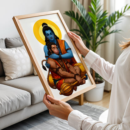 Ram Hanuman Bond Wall Frame