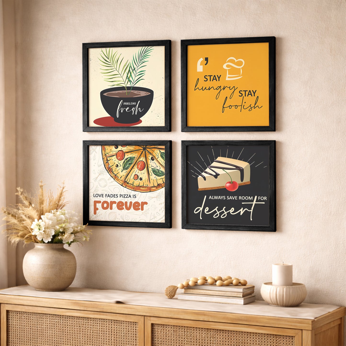 Kitchen Gallery Wall Art Set