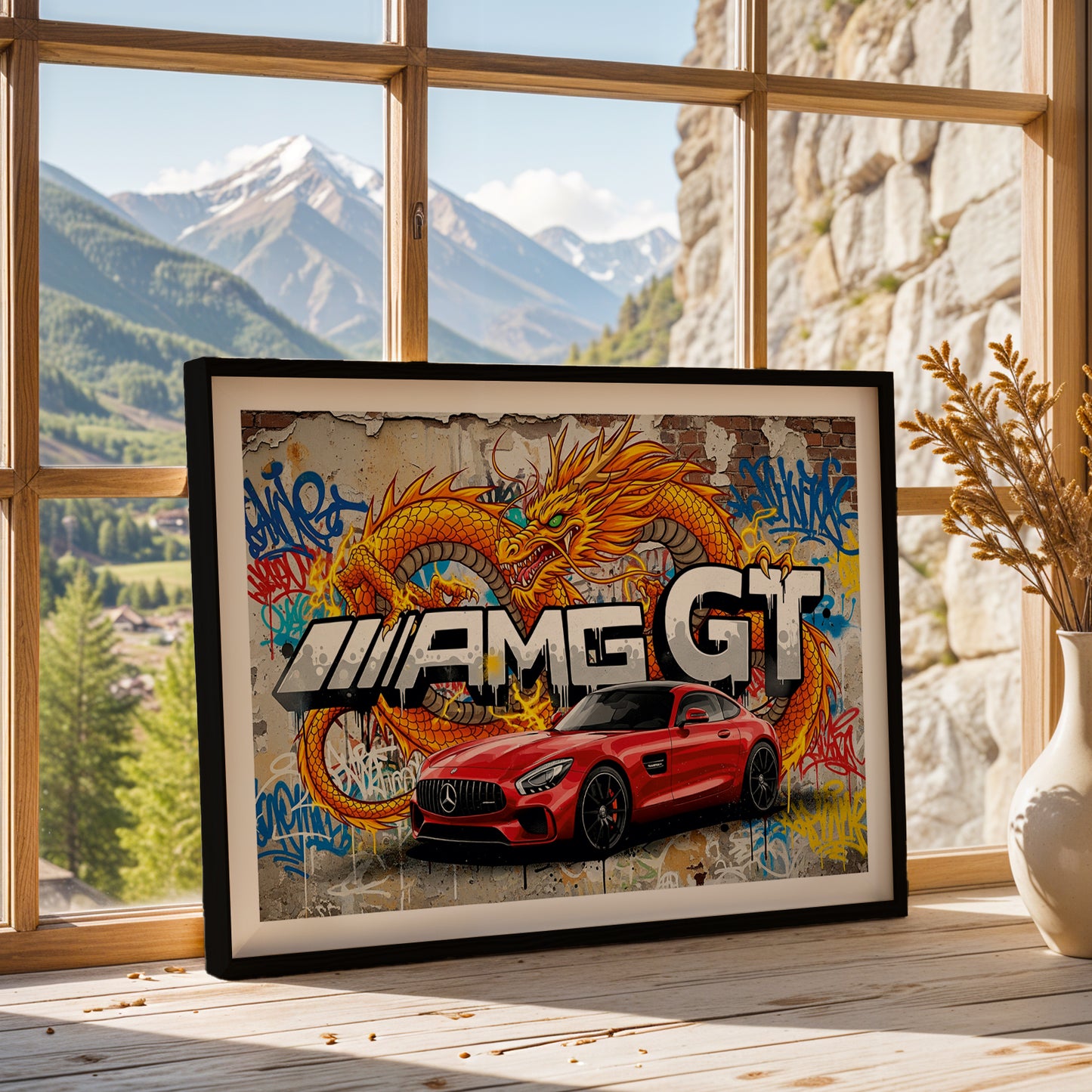 AMG GT Street Dragon Wall Art