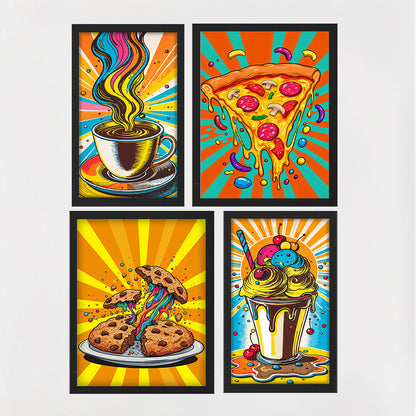 Pop Art Treats Wall Frame Set