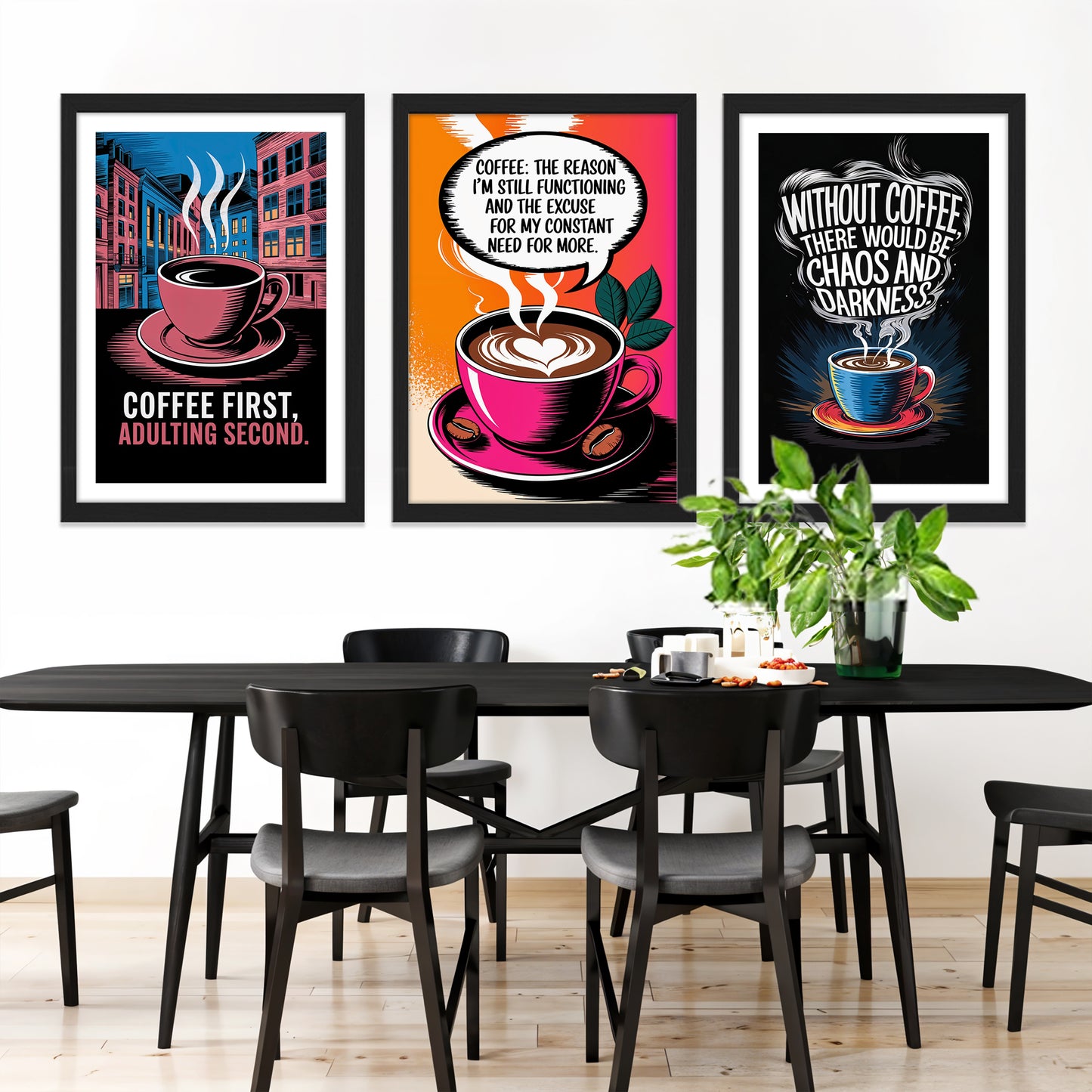 Coffee Wall Frame Set