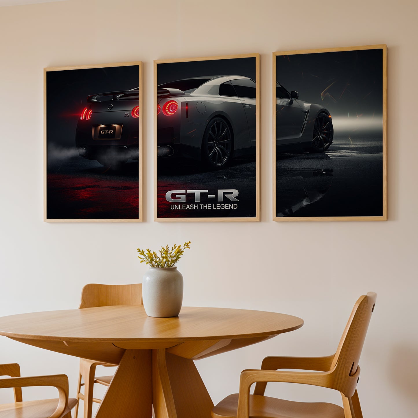 GT-R Unleash The Legend Wall Art Set of 3
