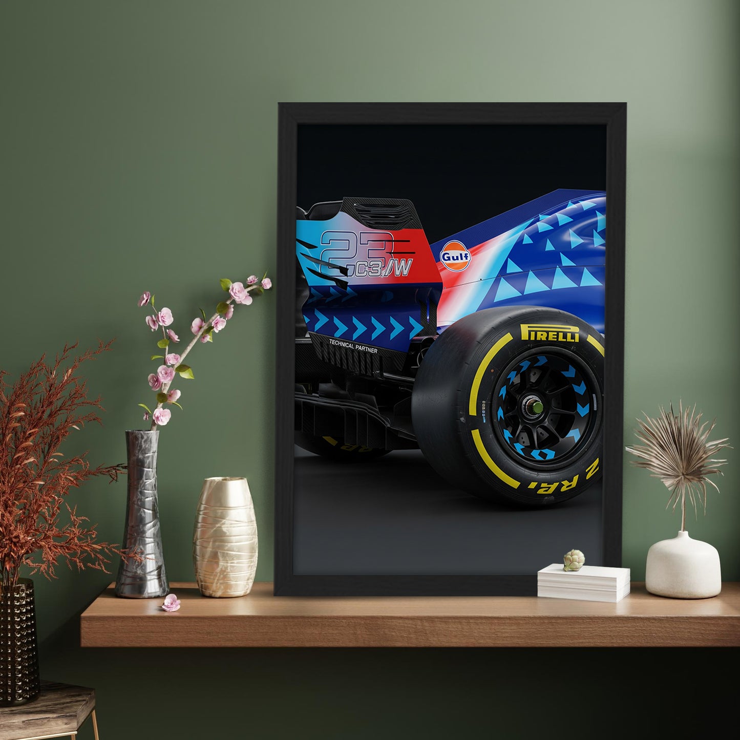 Formula One Gulf Edition Wall Art