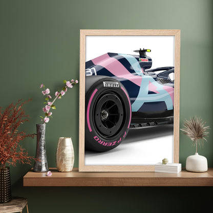 Alpine Formula One Wall Art