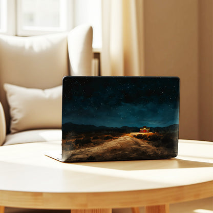 Starry Night Cabin Premium Laptop Skin