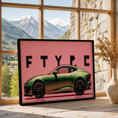 Jaguar F-Type Performance Wall Frame