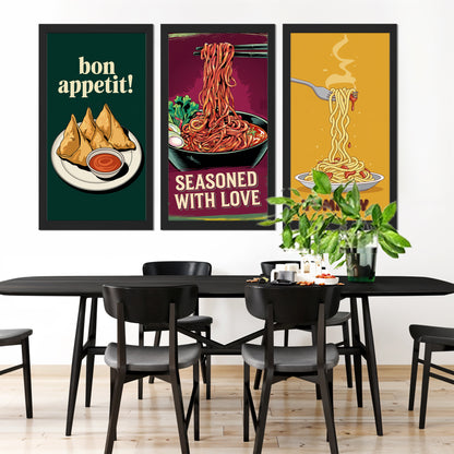 Snack & Noodle Wall Frame Set