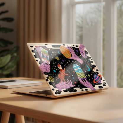 Cosmic Tarot Psychedelic Space Laptop Skin