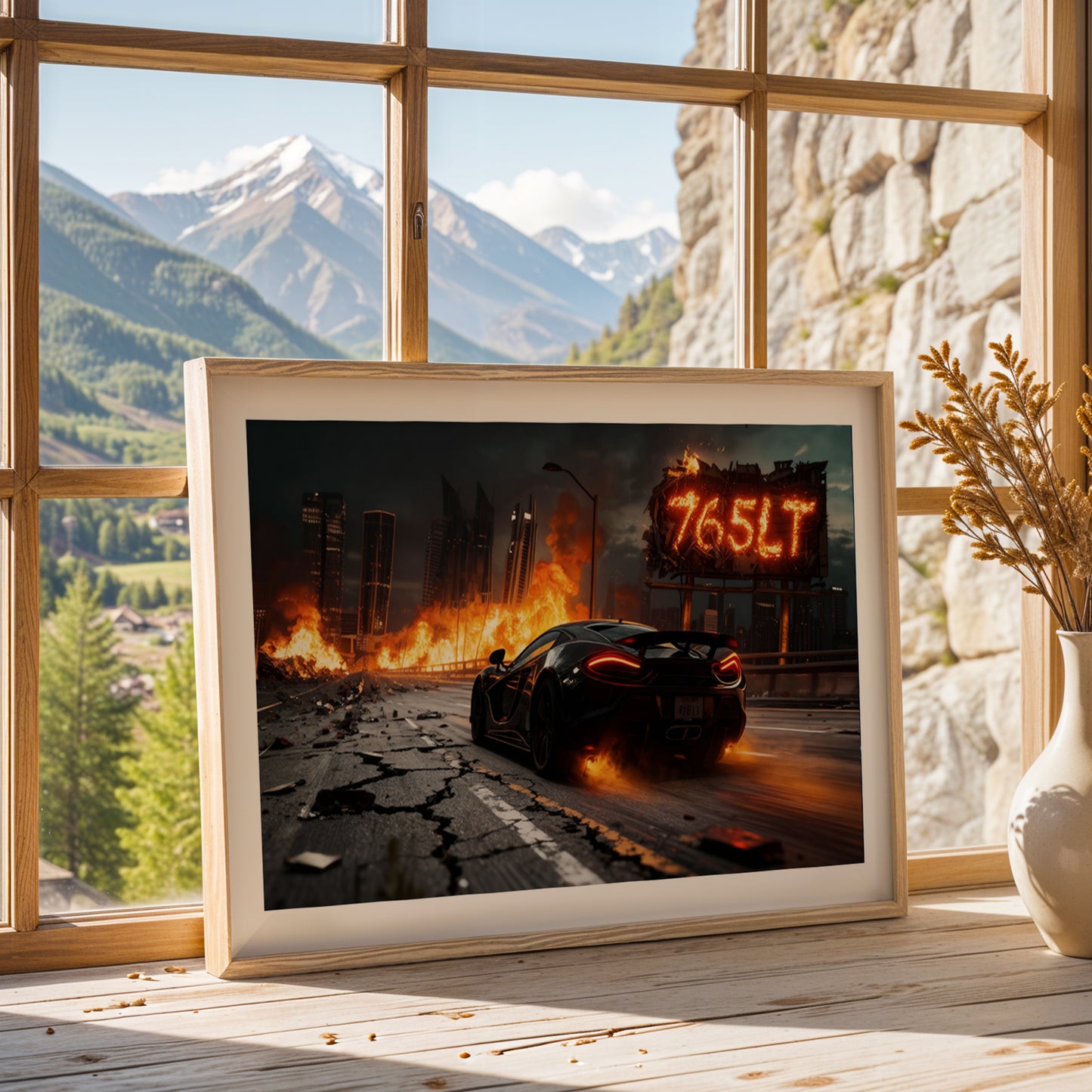 McLaren 765LT Inferno Edition Wall Frame