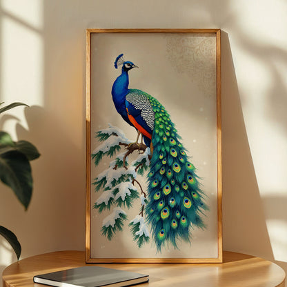 Royal Peacock Wall Frame