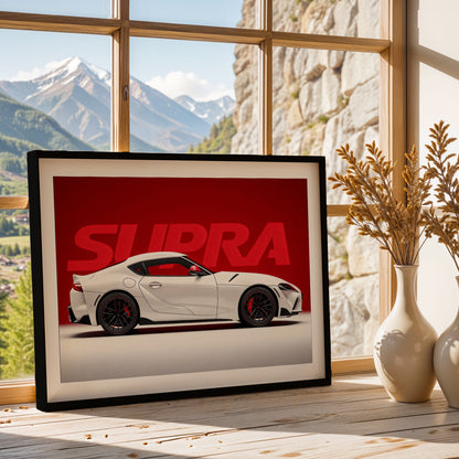 Toyota Supra Heritage Wall Frame