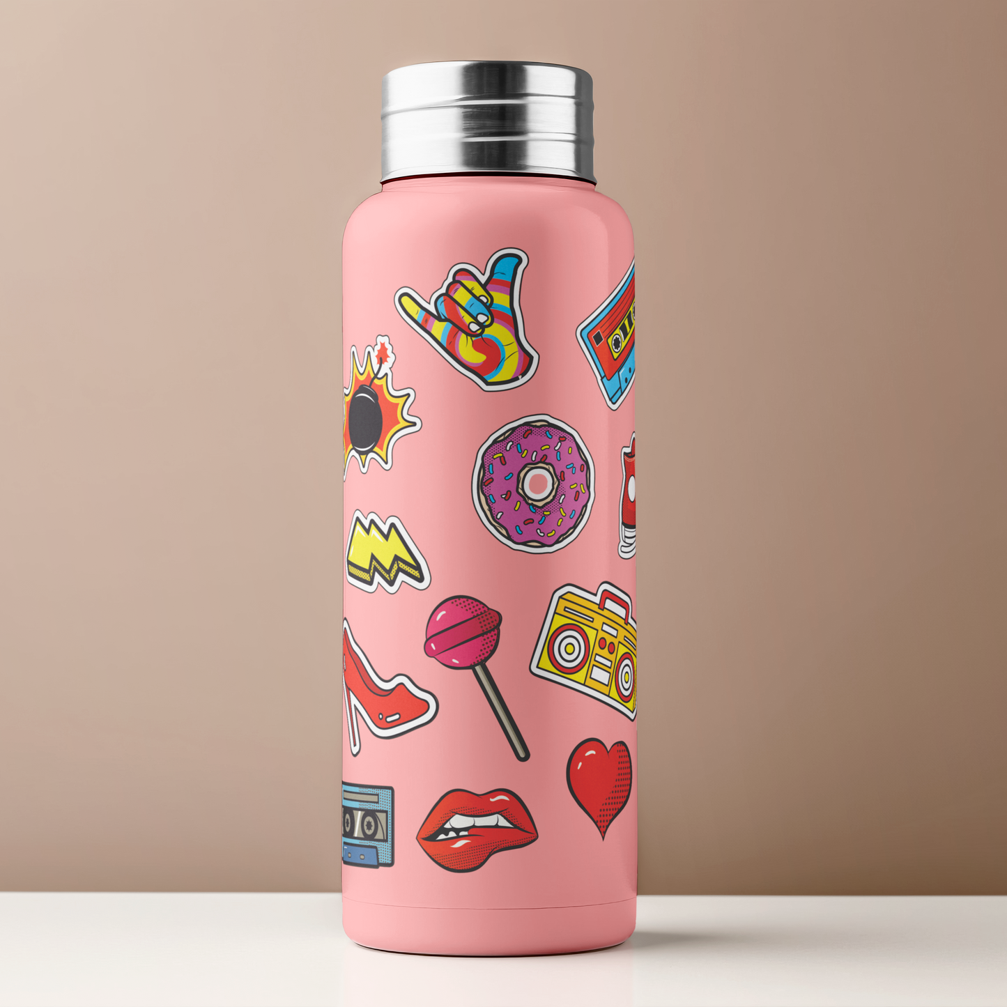 Retro Pop Art General Stickers