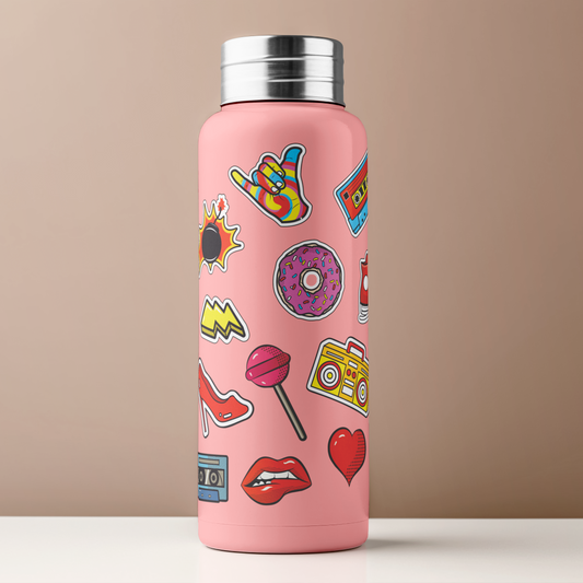 Retro Pop Art General Stickers