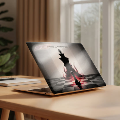 Chess Mindset Hustle & Success Aesthetic Laptop Skin