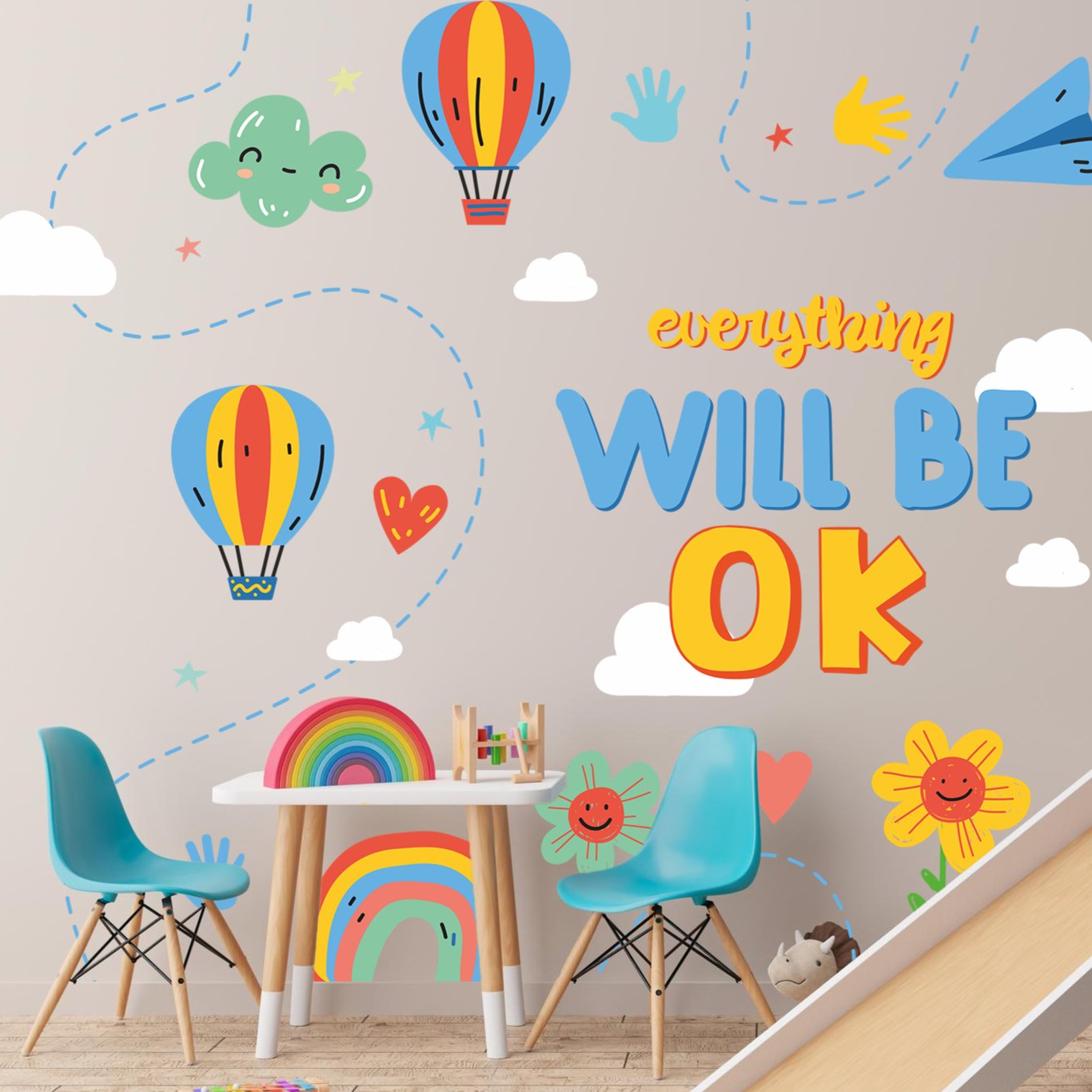Everything Will Be OK Kids Wall Sticker