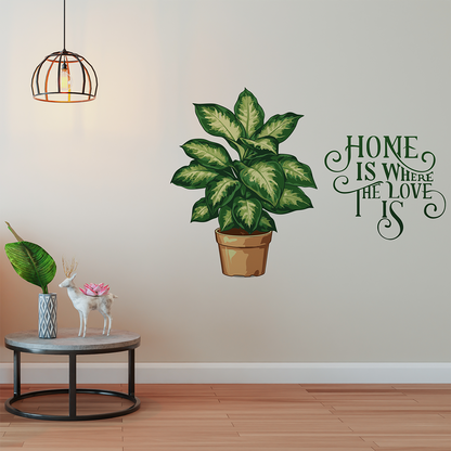 Home Is Where The Love Is Wall Sticker