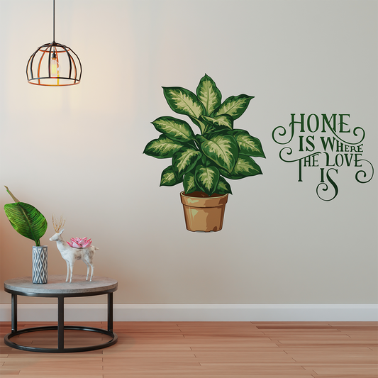 Home Is Where The Love Is Wall Sticker