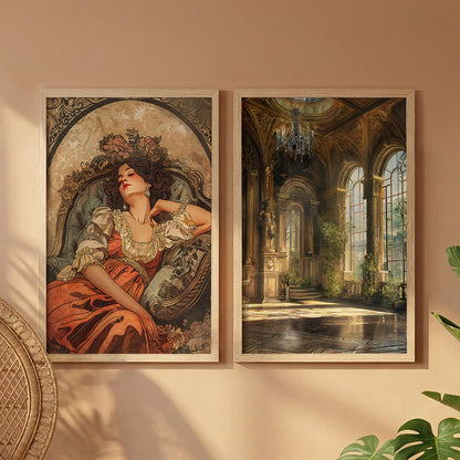 Vintage Elegance Poster Set