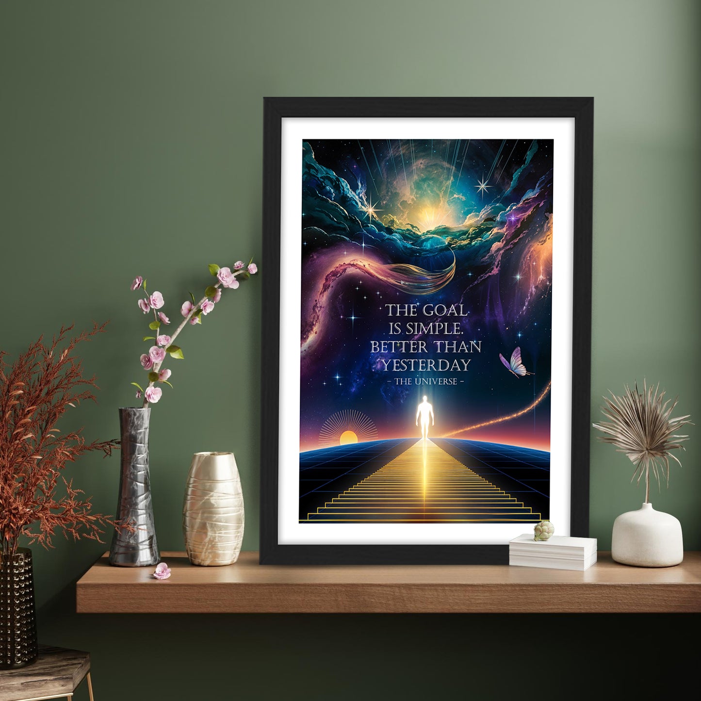 Better Than Yesterday Motivational Poster
