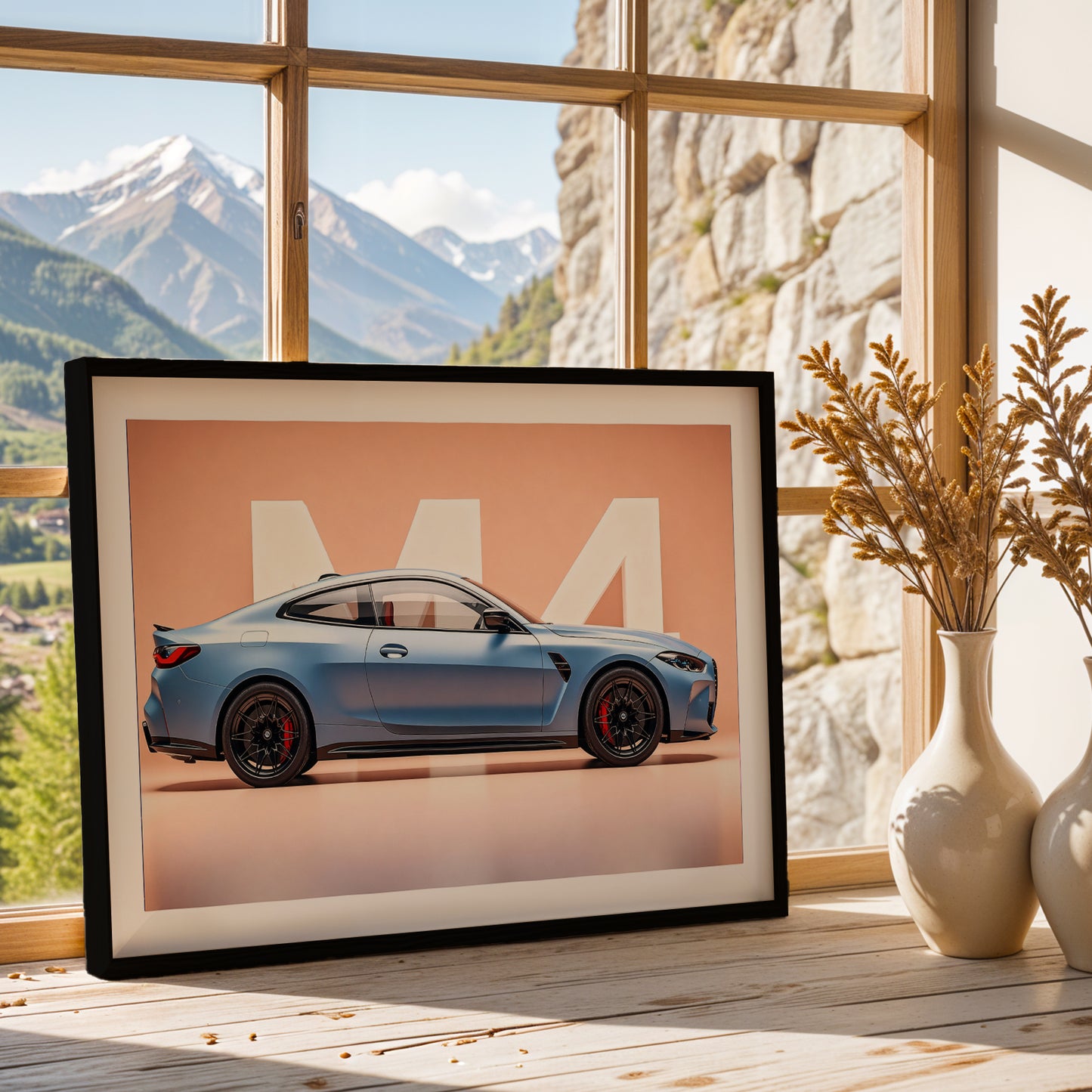 BMW M4 Performance Wall Frame