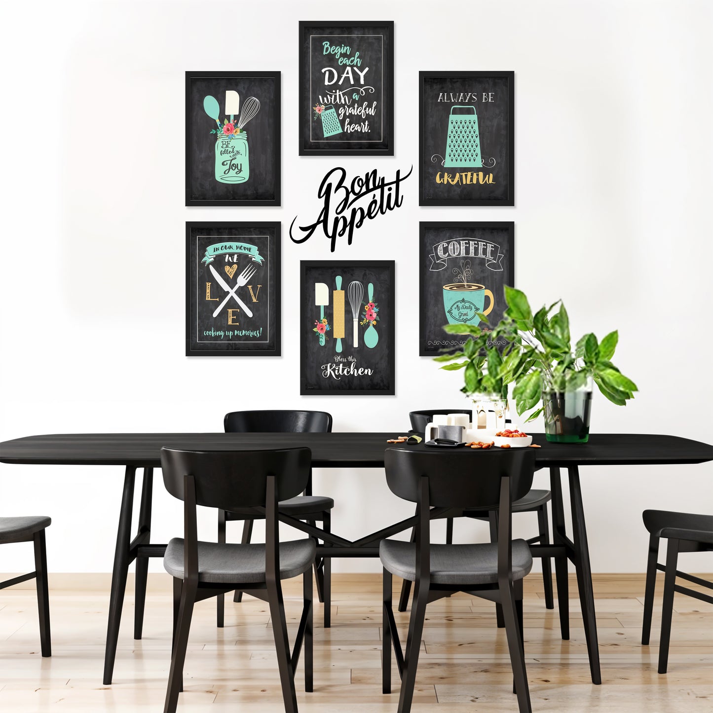 Bon Appétit Kitchen Wall Art Set