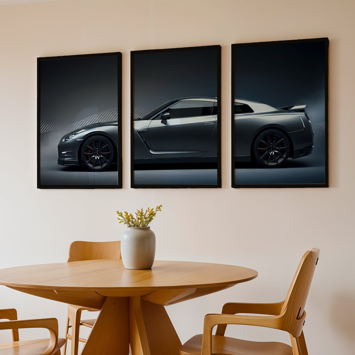 Stealth GT-R Wall Art Set of 3