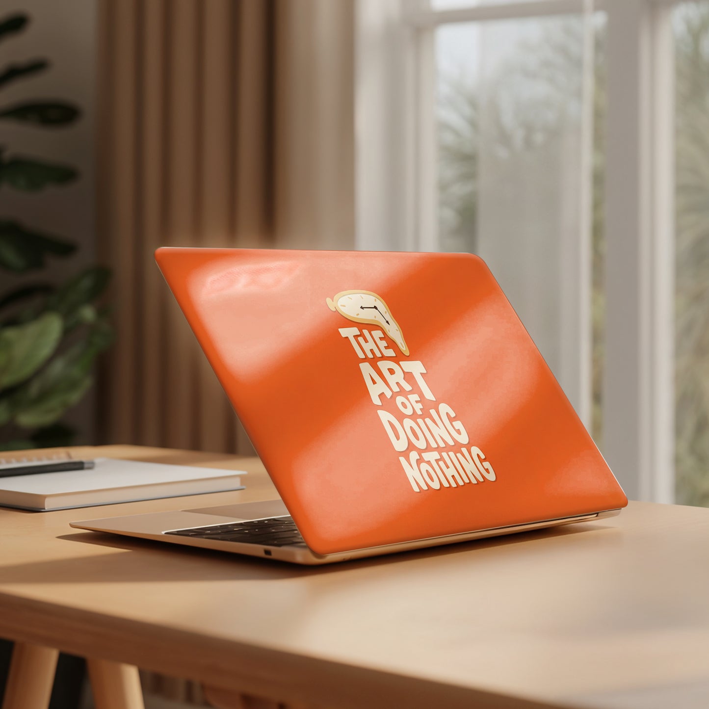 The Art of Doing Nothing Premium Laptop Skin